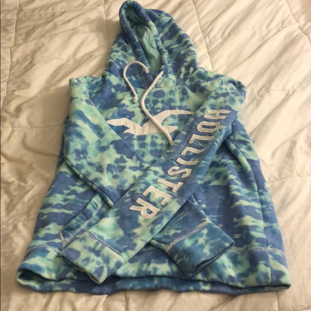 hollister tie dye hoodie